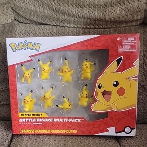 Pokemon Battle Figure Multi-Pack - Yellow Pikachu Figures